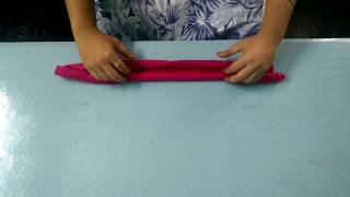 how to make a hand kerchief pillow