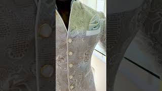 Bold Sophistication The Grigio Damask Mandani Look Revealed Sebastian Cruz Couture