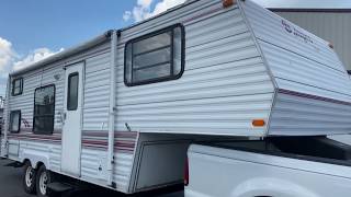 SOLD 1995 Jayco Eagle 255BH Fifth Wheel Travel Trailer Walkthrough, Tri State RV, Anna IL