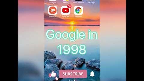 Google in 1998. #shorts