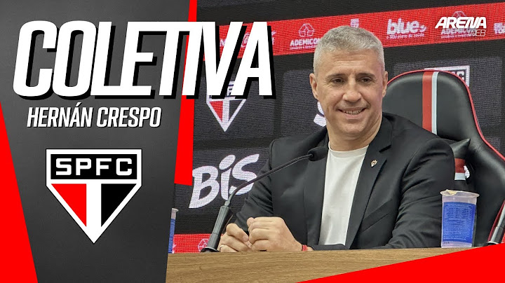 APRESENTAÇÃO HERNÁN CRESPO | AO VIVO | Novo técnico do São Paulo
