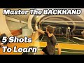 Badminton: Master The BACKHAND - 5 BACKHAND SHOTS TO LEARN!