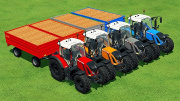 HARVEST AND LOAD CORN AND SUGAR BEET WITH FENDT TRACTORS -  Farming Simulator 22