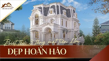 Thiết kế biệt thự 3 tầng mặt tiền 11m ẤN TƯỢNG NHẤT 2023