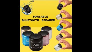 Mz M5 Portable Bluetooth Speaker Dynamic Metal Sound With High B
