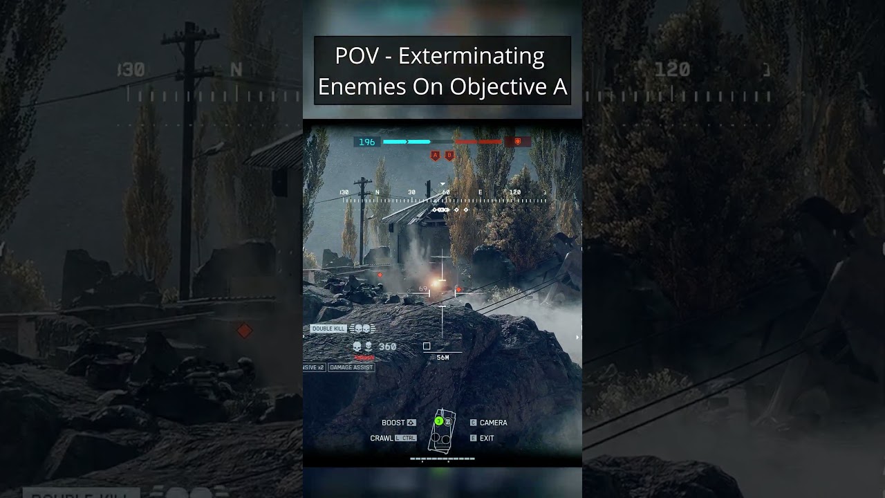 POV - Exterminating Enemies On Objective A 