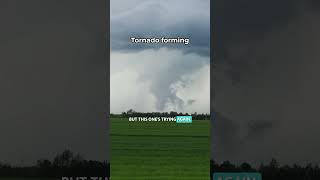 Tornado forms as I watch from my House...