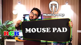 NUBGAMERZ Extended RGB Mouse Pad | Full Review