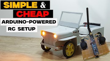 How I Built a Simple and Cheap Arduino-Powered Radio Control Setup