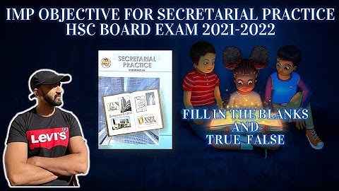 HSC SECRETARIAL PRACTICE IMP OBJEVITVE || MCQ || SP OBJECTIVE 2021-22 || SIRAJ SHAIKH ||
