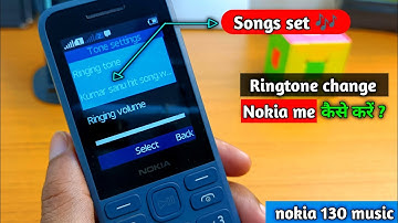 How to change ringtone in nokia 130 music || nokia mobile ringtone setting