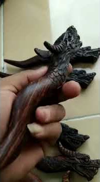 Pipa rokok galih asem ukir naga