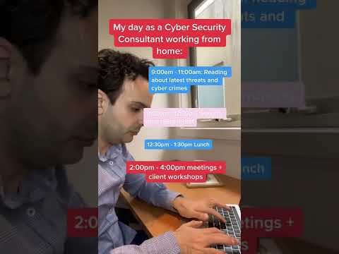 Day In Life Of Cyber Security Consultant - Working From Home