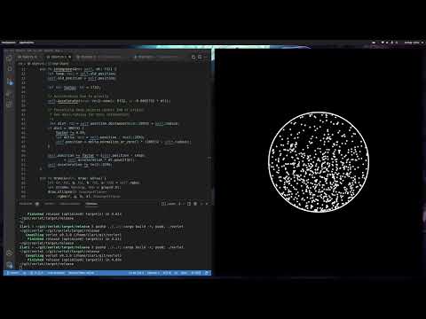 Physics with Verlet integration in Rust