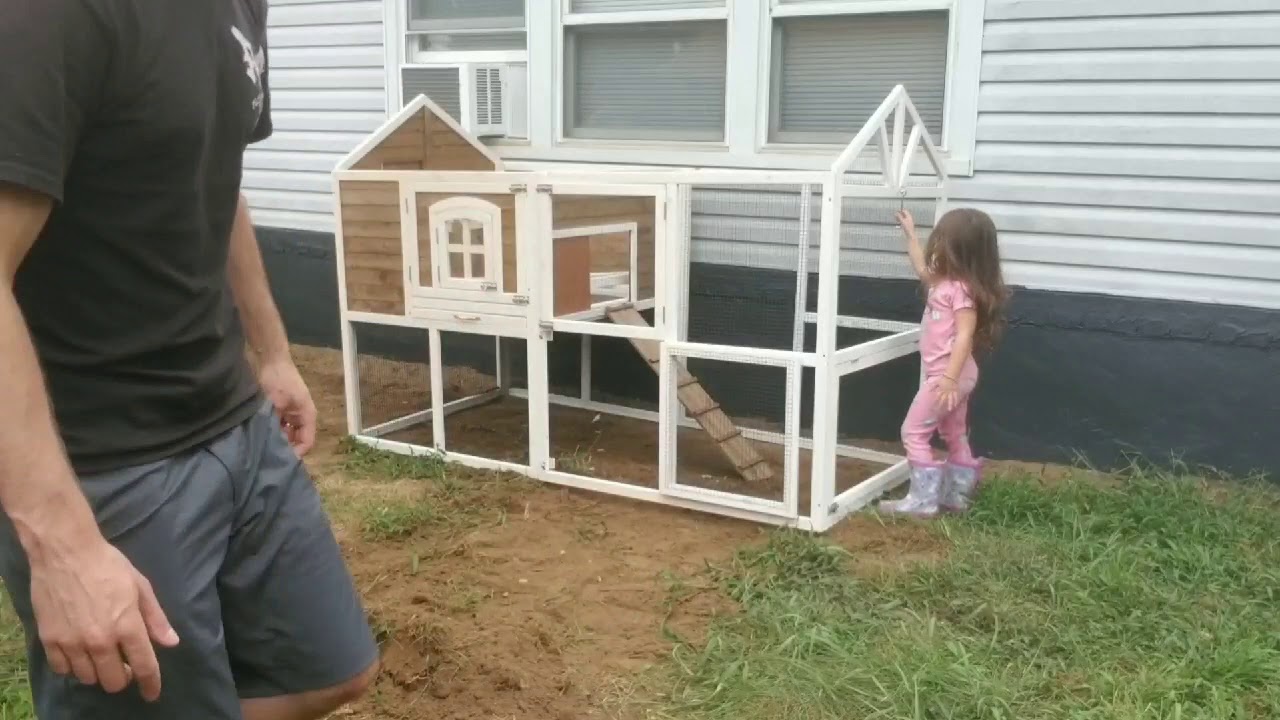 Putting together our chicken coop YouTube