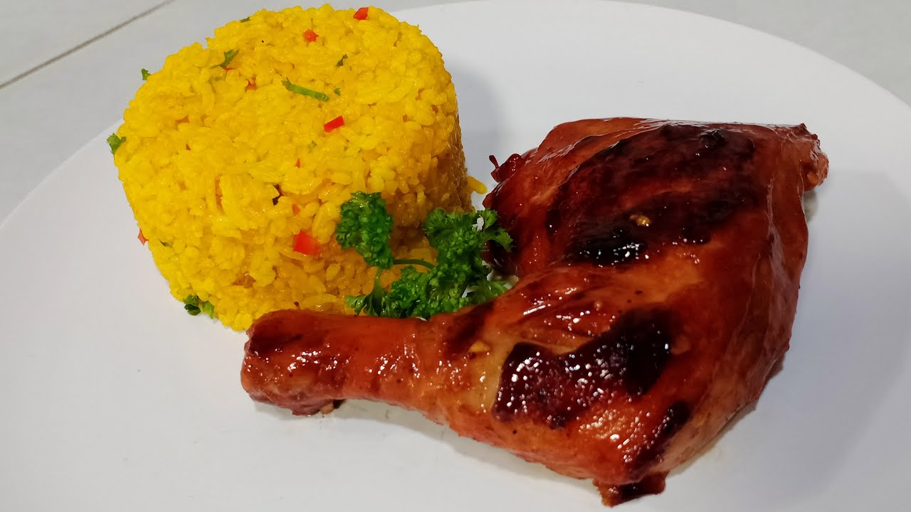 BEST FILIPINO CHICKEN BARBEQUE AND JAVA RICE RECIPE - YouTube
