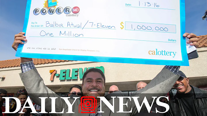 California 7-Eleven owner gets $1 million check for selling winning lotto ticket