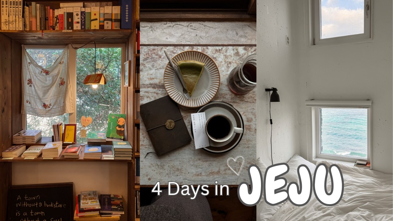 Jeju in 4 Days | Slow Travel Guide with Cozy Cafés, Bookstores & Nature