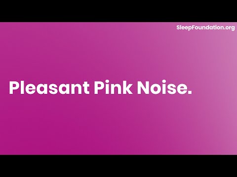 Pleasant Pink Noise for Sleep | White Noise 10 Hours