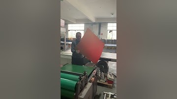 This is an automatic visual positioning machine #box #paper #packagebox #packaging #factory