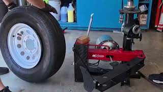 Harbor Freight Manual Tire Changer and Katool KT-1030P Had a Baby and Made Ultimate Tire Changer!