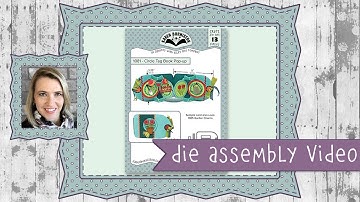 Karen Burniston Die Set 1081 Circle Tag Book Assembly