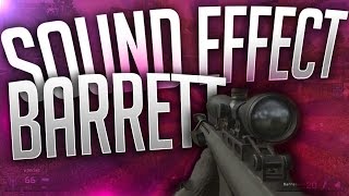 BEST BARRETT .50CAL GUN SOUND EFFECT FOR EDITORS (Free Download)