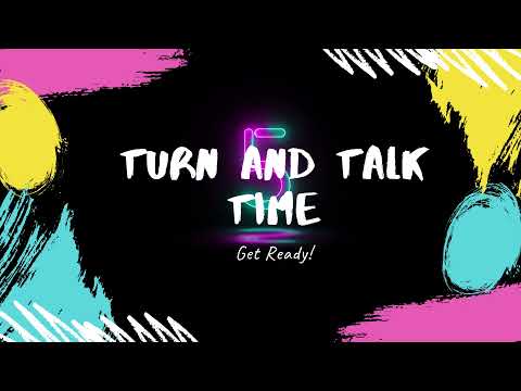Timer Video - Turn and Talk Timer 4 minutes