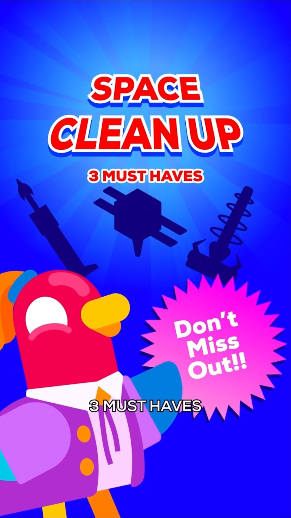 How to Clean Up Space Debris #shorts