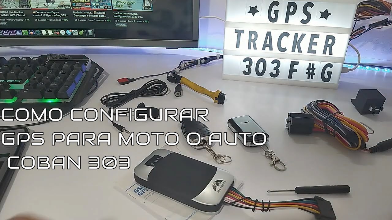 HOW TO CONFIGURE, GPS FOR MOTORCYCLE AND CAR, COBAN 303 TRACKER HOME  APPLICATION