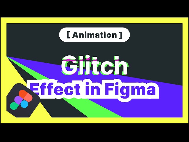 Glitch Effect  Figma Community