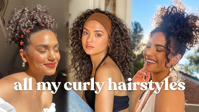 14 Easy Hairstyles For Long Curly Hair