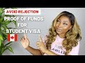 PROOF OF FUNDS: HOW TO SHOW POF AND HOW MUCH IS NEEDED | INTERNATIONAL STUDENT IN CANADA