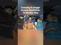 camping di pinggir sungai #camping #heavyrain