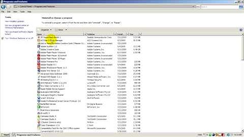 Add/Remove Programs in Vista