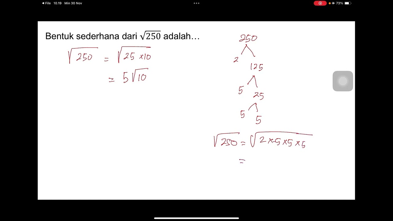 Pembahasan Soal AAS Part 2 #bilanganberpangkat #bentukakar #bentukbaku #notasiilmiah