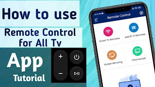 How to use Remote Control For All TV App screenshot 1