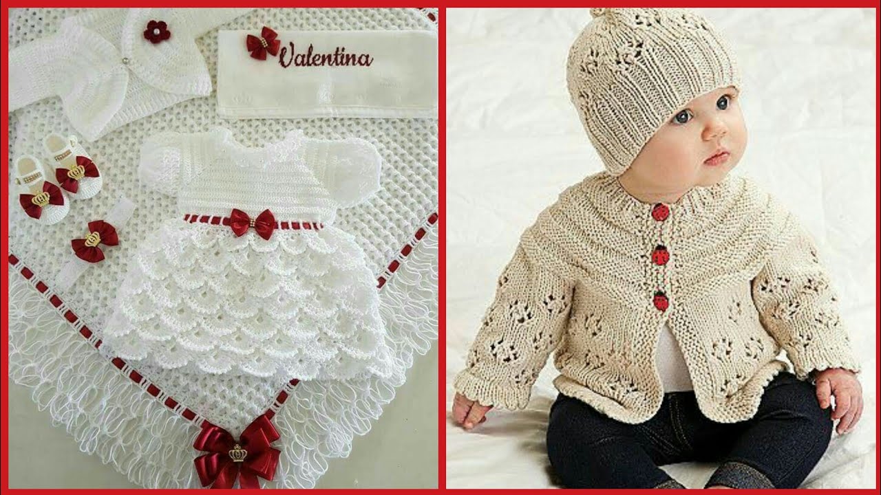 Crochet And Knitting Baby Dress Designs Ideas //Crochet And Knitting