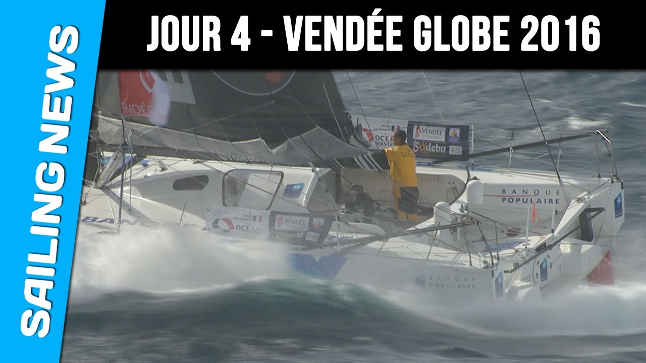 4ème jour en mer - Vendée Globe 2016