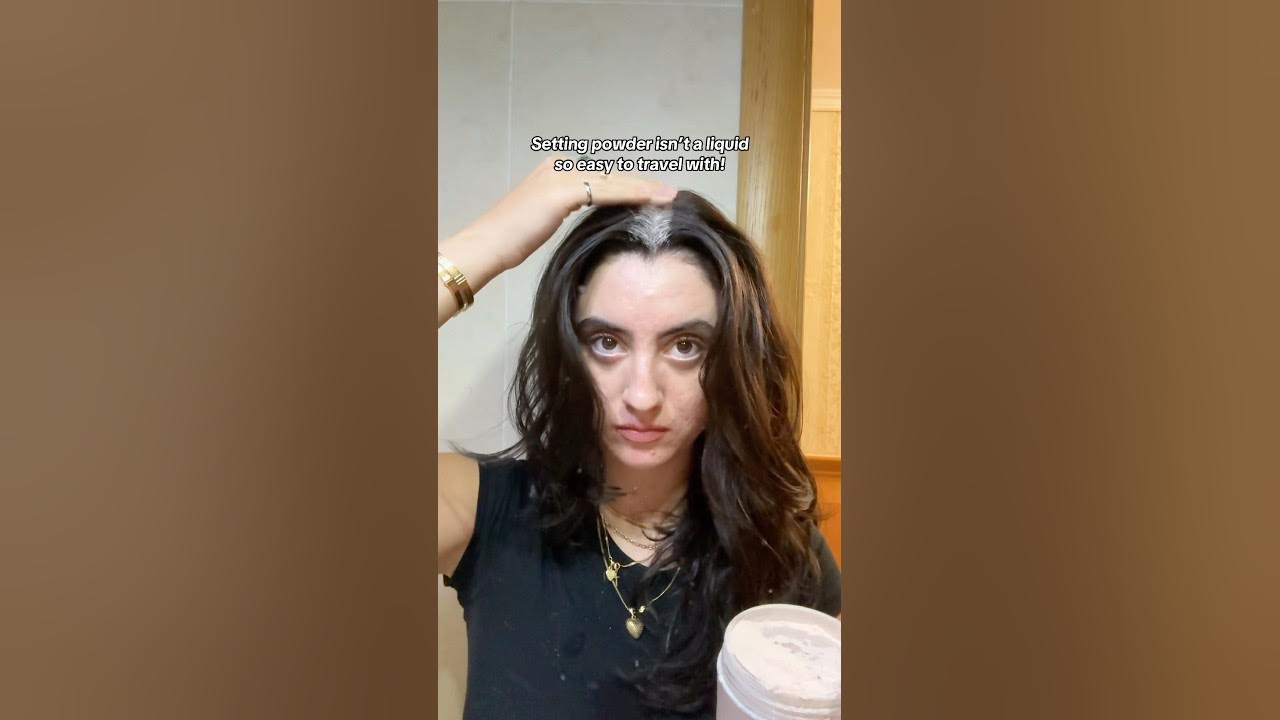 WHEN YOU HAVE NO DRY SHAMPOO🎀💆🏻‍♀️beautytips hairhacks dryshampoo 
