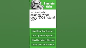 In computer science, what does "DOS" stand for?