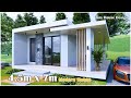 Modern Tiny house 4.5m x 7m |  Cozy and Well-Lit House