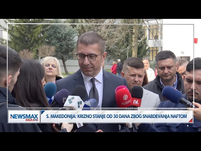 Krizno stanje u Severnoj Makedoniji zbog mogućeg narušavanja snabdevanja naftom