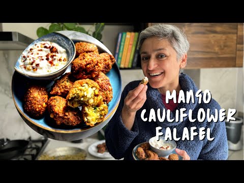 MUST TRY MANGO and CAULIFLOWER FALAFEL  Most Delicious FALAFEL ever  Food with Chetna