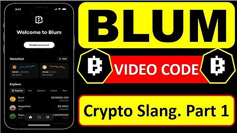 Crypto Slang Part 1 | Blum Video Code | Blum all videos Code