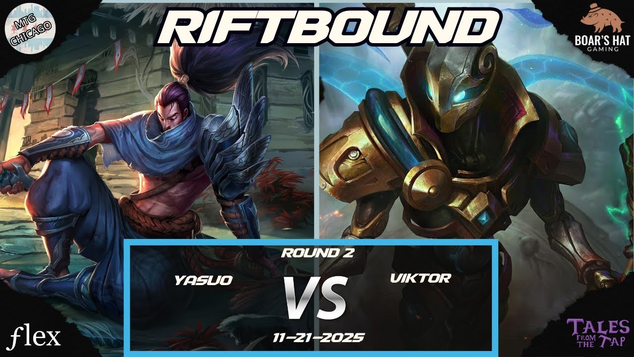 Yasuo VS Viktor [Riftbound Gameplay Round 2] - YouTube