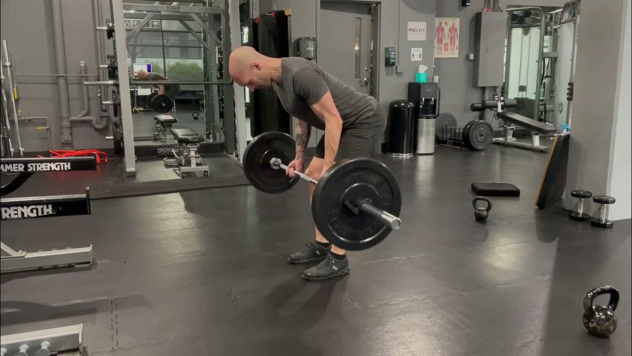 Bent over Barbell row supinated grip YouTube