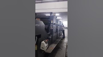Heidelberg 28×40 Four colour Cpc 102 Offset Printing Machine #heidelberg #holyoffsetparts