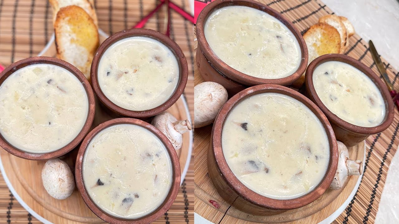 طريقة عمل شوربة كريمة بالدجاج | المطعم مع الشيف محمد حامد