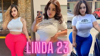 Linda23 biography | plus size haul 2022 | linda gorgeous plus size model biography |  Brea expansion
